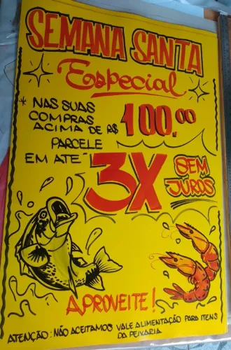 Cartaz decorado