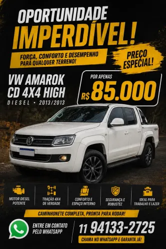 Volkswagen Amarok Highline CD 2.0 16V TDI 4X4 Dies. 2013