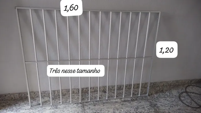 Grades de janela de alumínio