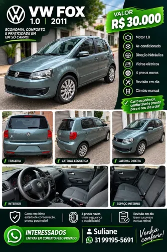 Volkswagen Fox 1.0 MI Total Flex 8V 5P 2011