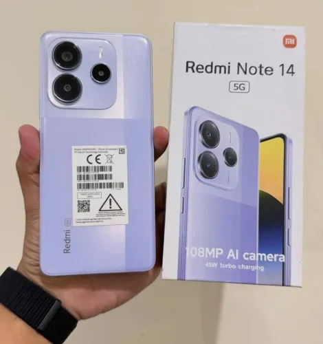 Xiaomi Note 14 5G Purple.. 256GB 8GB lacrado GLOBAL com Garantia