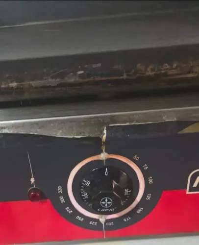 Chapa semi nova Metalcuba elétrica 600c 220 walt