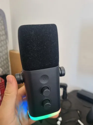 Microfone condensador fifine + braço articulado Fifine