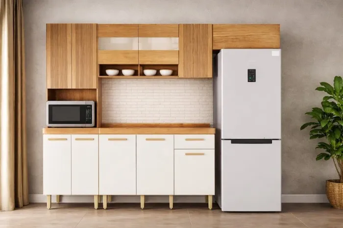 Armário Cozinha Cristal 2,50m t98