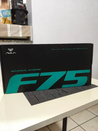 Teclado Mecânico AULA F75 - Novo