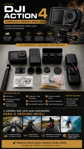 Câmera DJI 4, Motovlog 