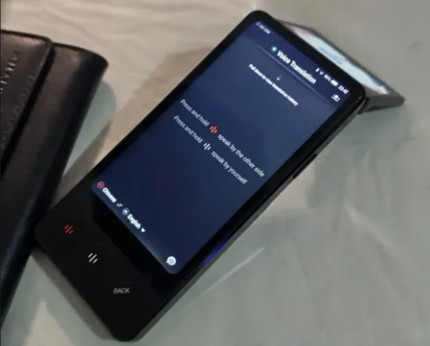Tradutor iFlytek 4.0 com tela dupla 2.0 