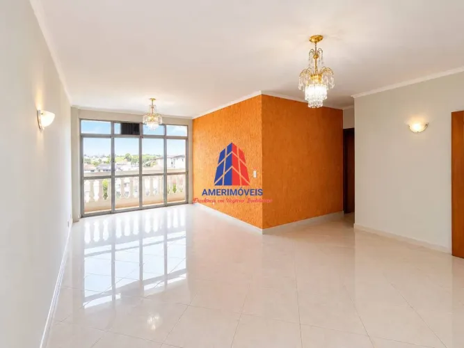 Apartamento com 3 dormitórios para alugar, 156 m² por R$ 4.862,00/mês - Centro - Americana