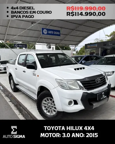 Toyota Hilux CD D4-d 4X4 3.0 TDI Dies. Mec. 2015