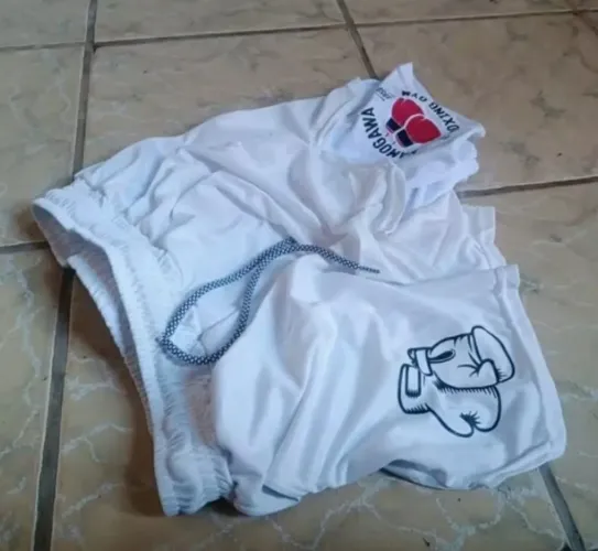 Boxe shorts de compressão 2 em 1