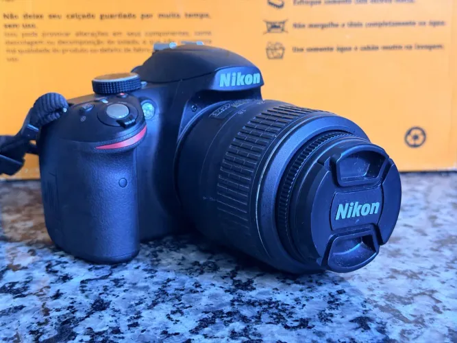 Câmera Nikon D3200 + lente 18-55mm VR | 24,2 MP | Full HD