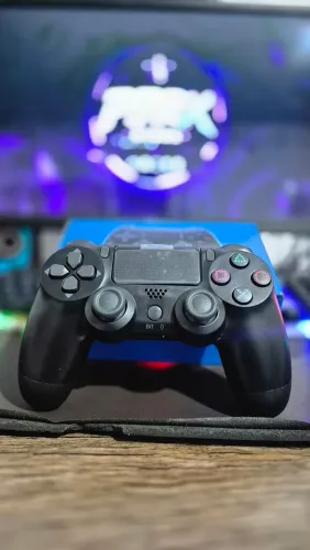 Controle Sem Fio Para PS4 Bluetooth Touch LED Entrada De Fone