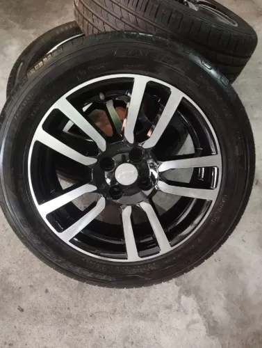 Rodas aro 16 gm zero bala com 4 pneus novos 195_55 