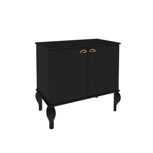 Balcão Preto Retrô 80 cm