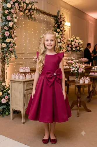 Vestido infantil Festa