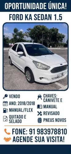 Ford KA+ Sedan 1.5 16V Flex 4P 2018