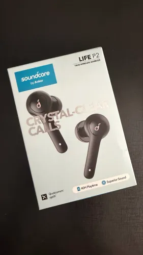Fone de ouvido soundcore anker life p2