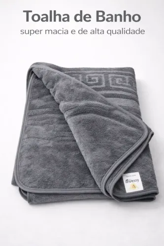 TOALHA DE BANHO PLUSH PREMIUM - NOVA