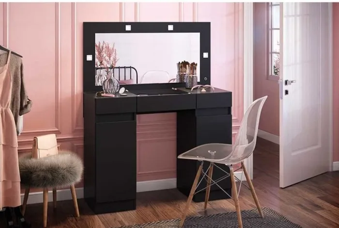 Quarto penteadeira com led 
