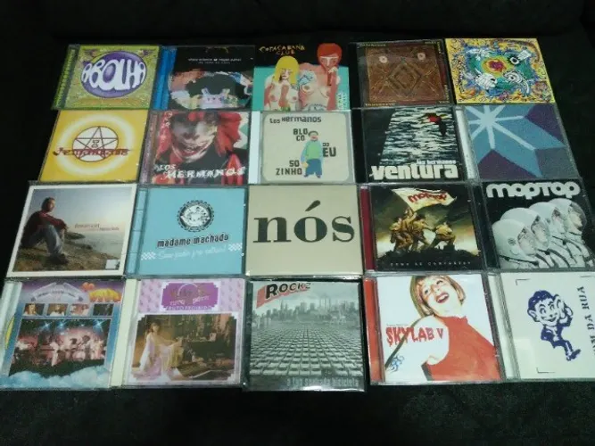 CDs rock alternativo nacional - Forfun, Los Hermanos, Moptop, Skylab