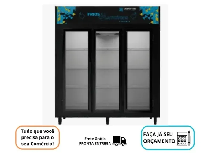 Freezer Auto Serviço 3 Portas Ormifrio