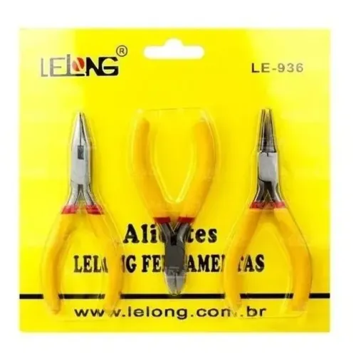 Kit 3 alicates de uso geral