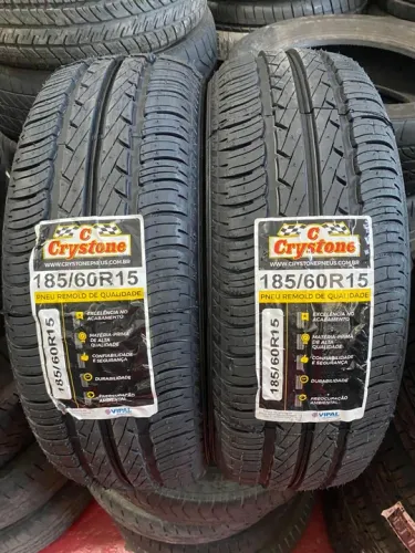 Pneu Crystone 185/60/15 (borracha Vipal)