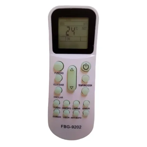 Controle Remoto Para Ar Condicionado Inverter Eco Power Elgin + Pilhas