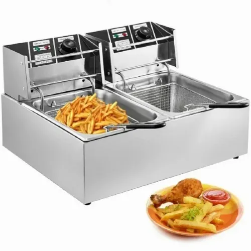 Fritadeira Elétrica 10 L  Stevan Metal 2 Cubas