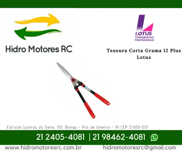 Tesoura Corta Grama 12 Plus Lotus