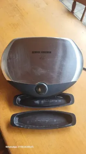 Grill Super Jumbo Aço Escovado - George Foreman Grill!
