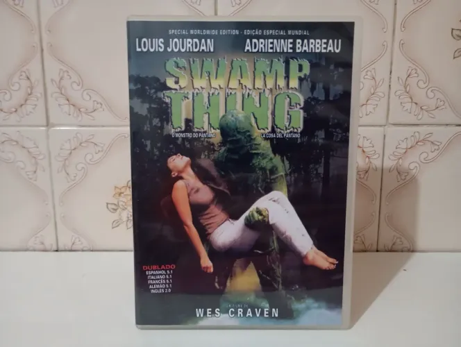 Dvd Filme Swamp Thing O Monstro Do Pantano (Legendado) 1982 - Original