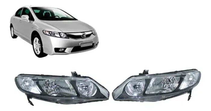 Farol New Civic 2007 2008 2009 2010 2011 Novo