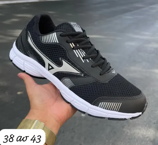 Tênis Mizuno Preto - Numeração 38 ao 43