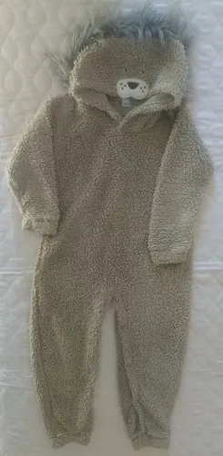 Macacão Infantil de Leão para pijama ou fantasia