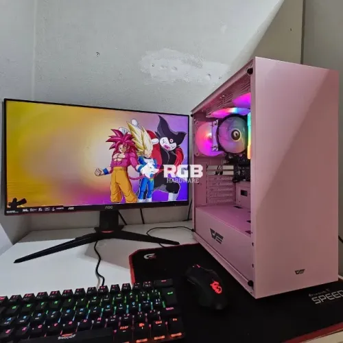 Pc GAmer Novo Completo - Ryzen 5 4600G + RX VEGA 7 + RAM 16GB + HD 1TB