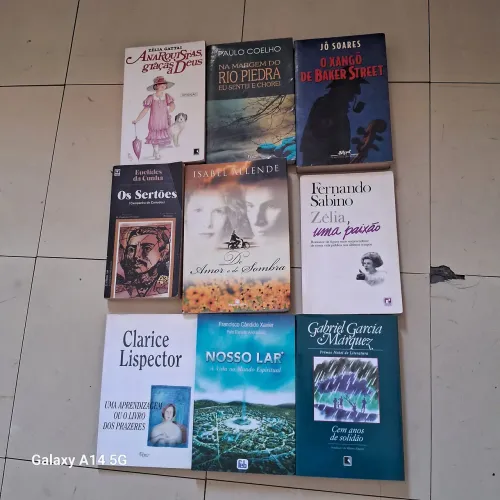 Livros romances diversos - de escritores brasileiros