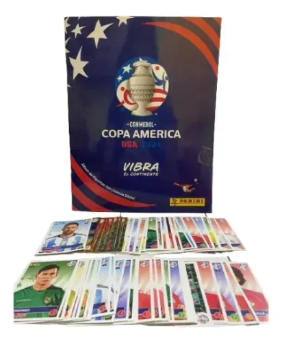 Álbum Copa América 2024, completo para colar