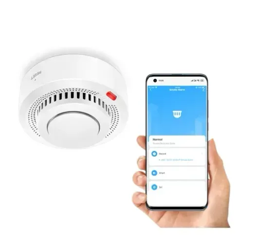 Sensor Fumaça Alarme Sonoro Detector Incêndio Wi-fi Celular