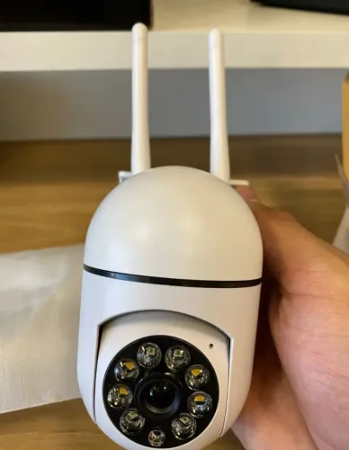 Câmera 2.4g Banda Dupla Sem Fio Wifi Cor PTZ De Segurança IP 360 Visão Noturna