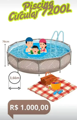 Piscina Circular 7200L (Oferta)