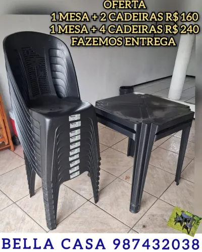 MESA PRETA SLS.D 6S.E DKD UDMS XYS S7X M.D EI.E D ENTREGO HOJE 