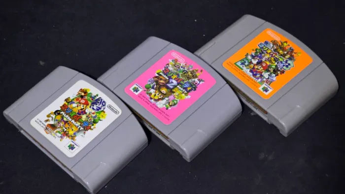 Coleção Mario Party 1, 2 e 3 N64 Original Japonesas