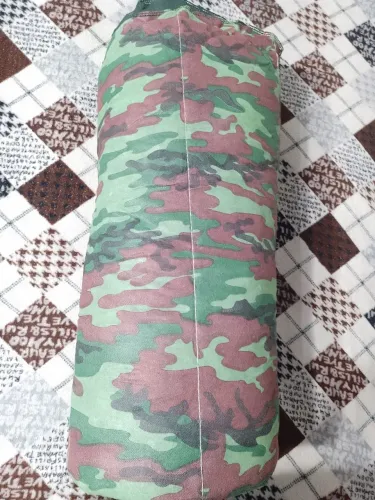 Cilindro colchonete  para Camping Camuflado casal