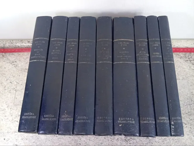 coleção Caio Prado Júnior Editora Brasiliense capa dura para colecionadores