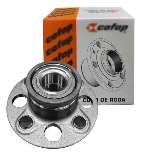 Cubo Roda Traseira E Rolamento Com Abs Fit 1.4 2004 A 2008