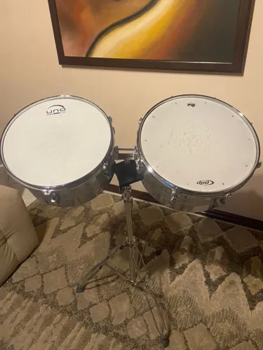 Timbales C. Ibañez 13/14 Polegadas Com Estante