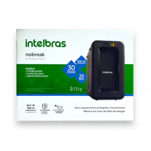 Nobreak Intelbras ATTIV 600 Va Bivolt - Loja Natan Abreu 