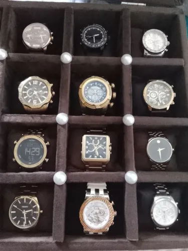 Relógios technos invicta Orient mulcolush bvlgari condor movado fossil