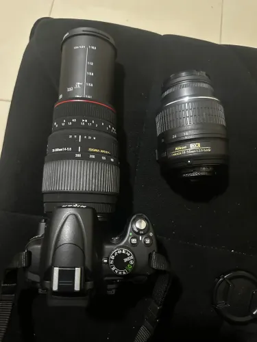 Câmera Nikon D5000 Com 2 lentes